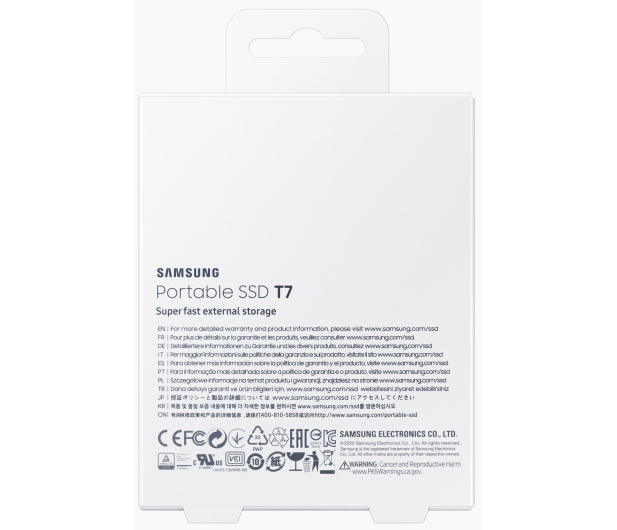 SAMSUNG T7 USB 3.2 1TB Szary MU-PC1T0T/WW - 562883 - zdjęcie 9